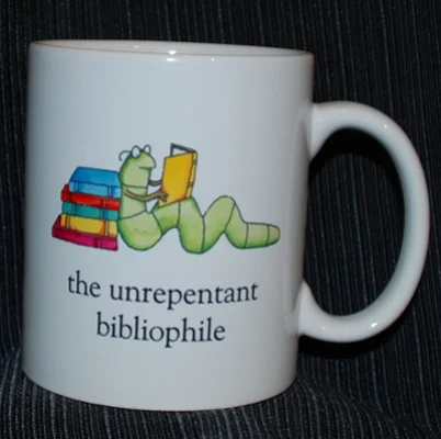 The Unrepentant Bibliophile Bookworm Mug